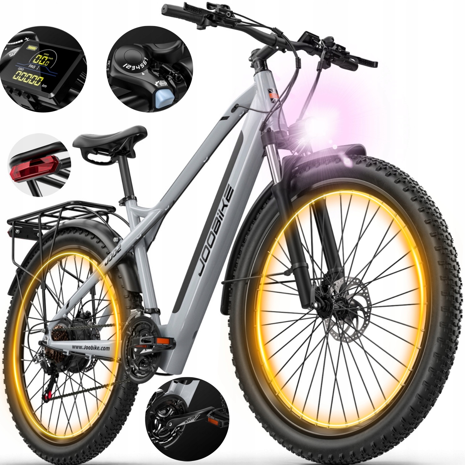 Elektrické vozidlo pro dospělé Joobike JOO2 1000W 45KM/H 48V 16AH 70km
