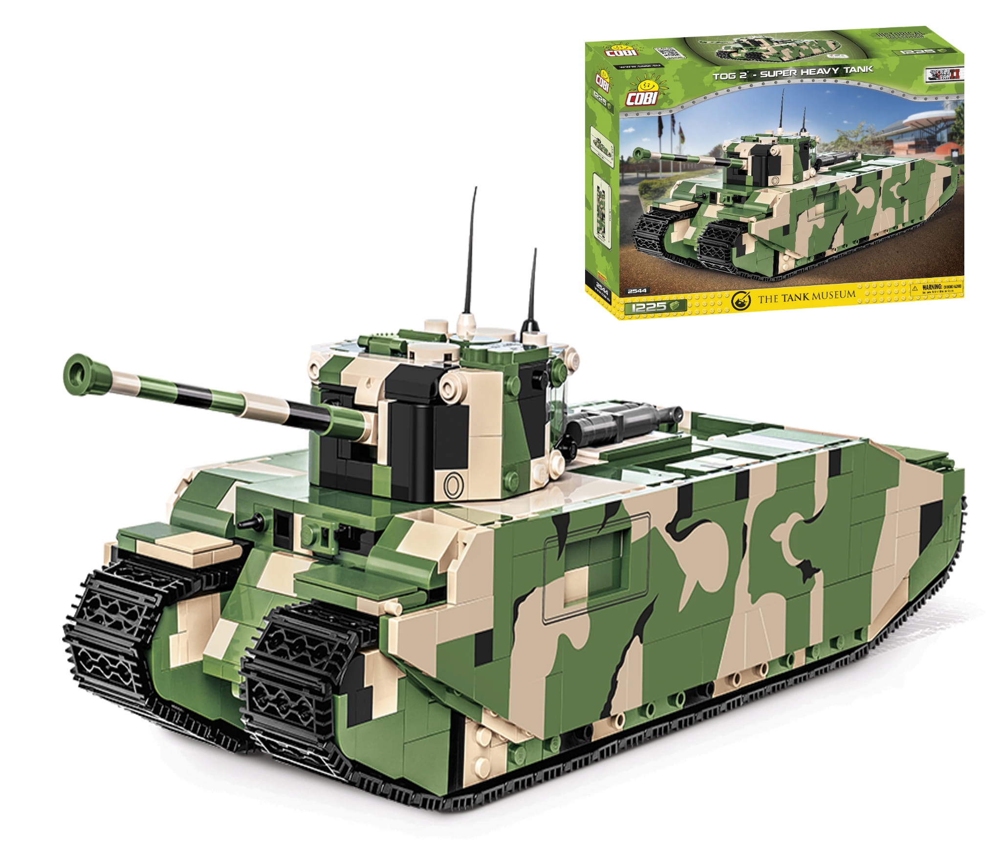 

Klocki Mała Armia Czołg Tog II Heavy Tank Cobi