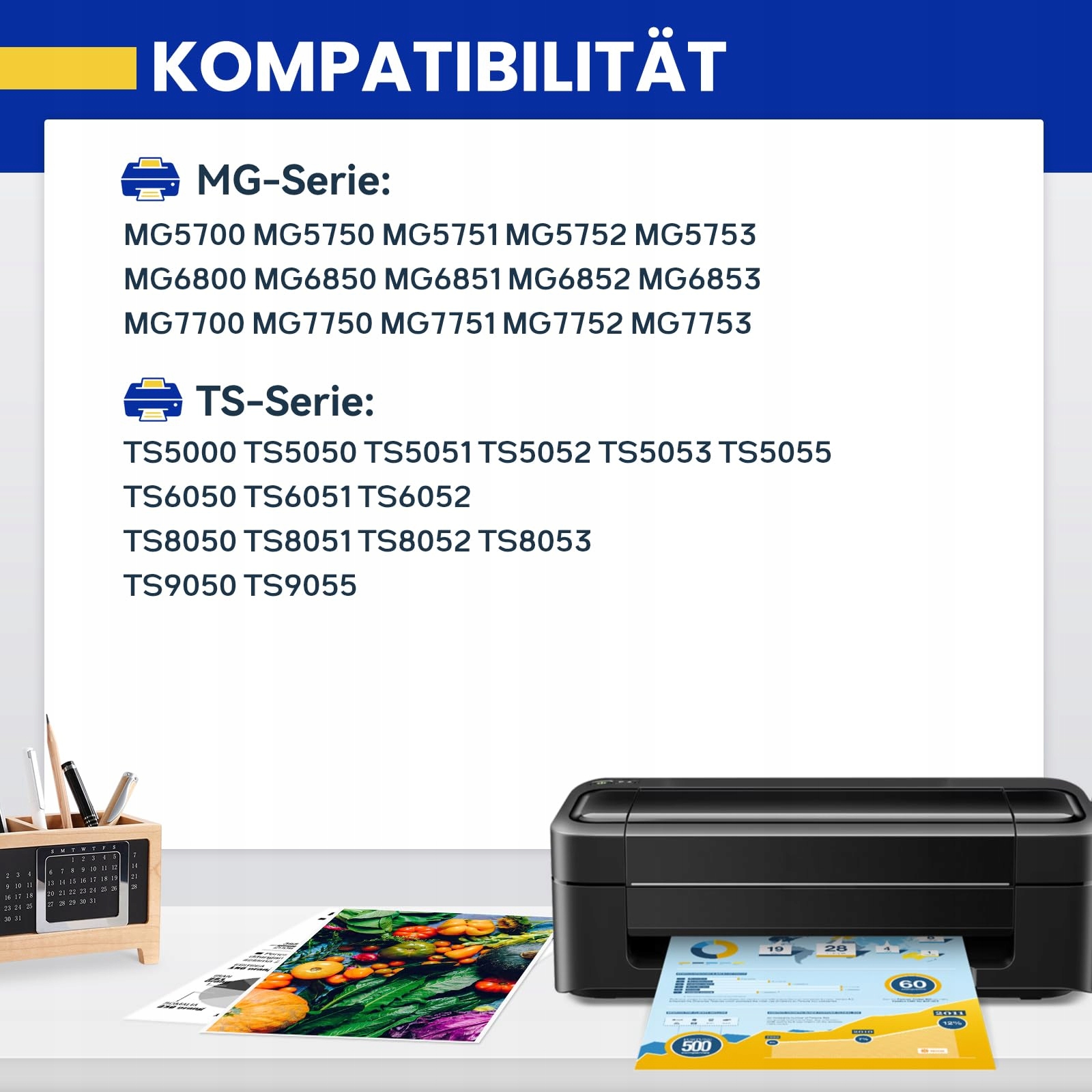 SMARTOMI 570 571 Tusze Kompatybilne Canon PGI-570 XL CLI-571 XL 20 Szt. — miniatura 2