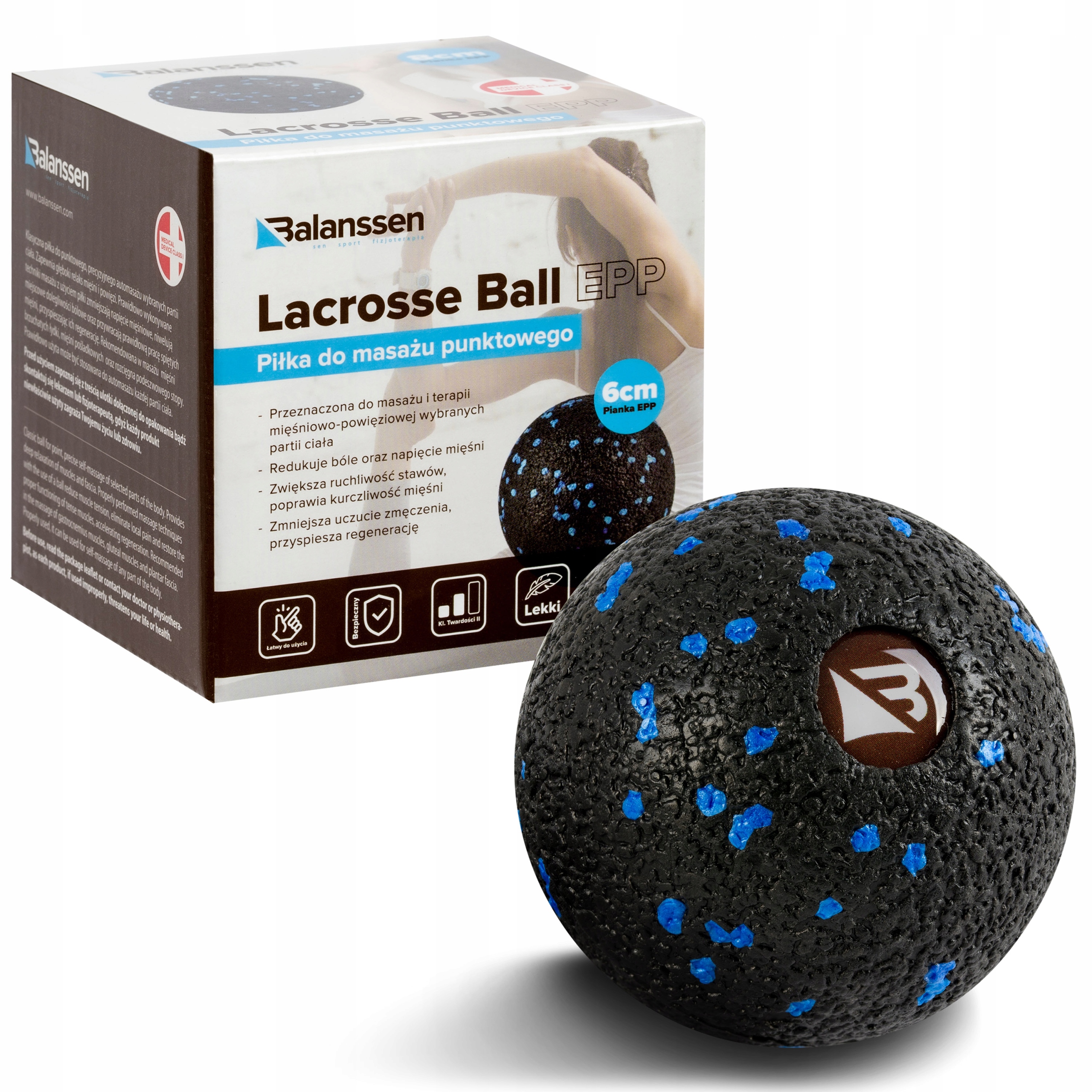 

Piłka do masażu punktowego Lacrosse Ball Epp 6cm