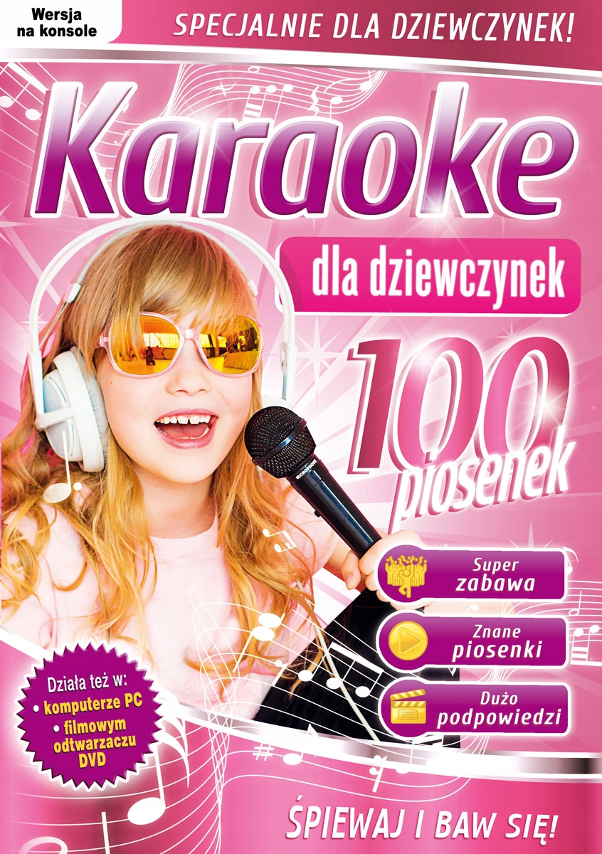 

Karaoke dla Dziewczynek 100 pios. po polsku DVD