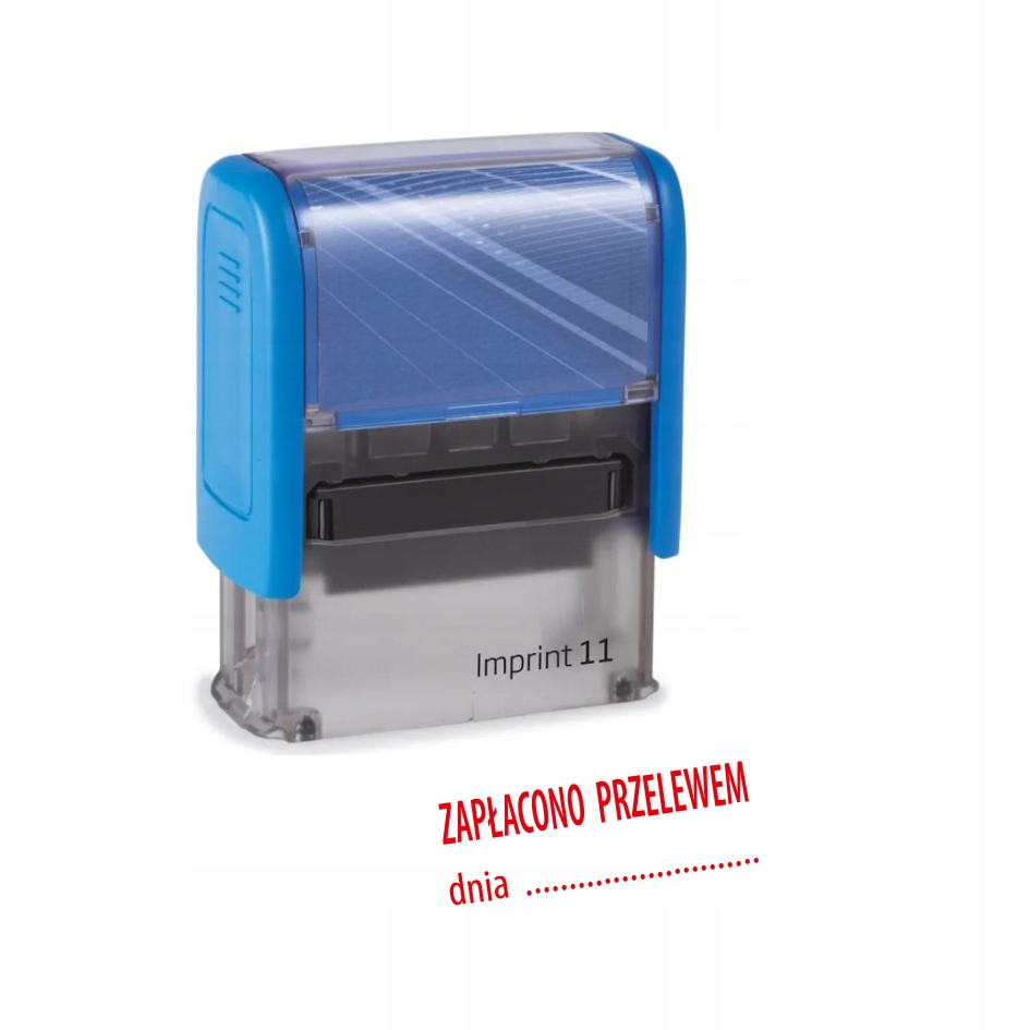 

Pieczątka Zapłacono Przelewem Dnia ......