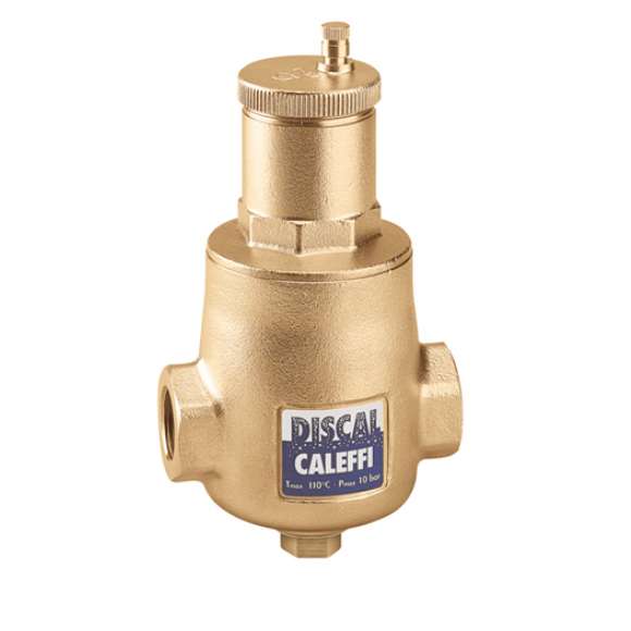 Caleffi mosadzný separátor vzduchu 5/4" s odvodnením