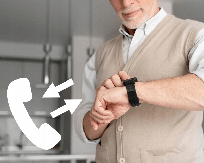 CALMEAN ZEGAREK SMARTWATCH DLA SENIORA GPS #3431 Kompatybilność systemowa Android iOS Windows Phone