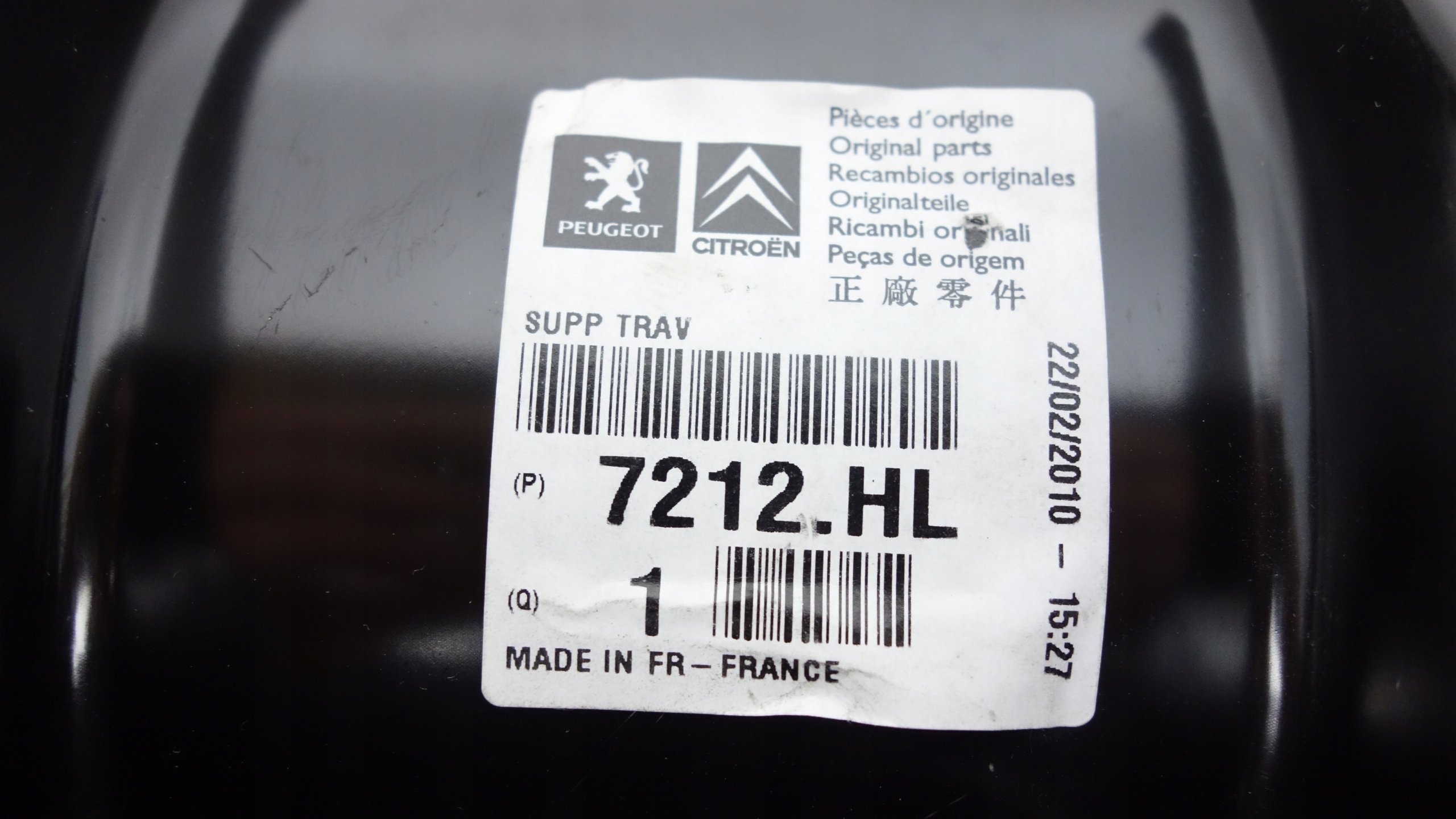 CITROEN C5 2001- console holder NADWOZIA 7212HL