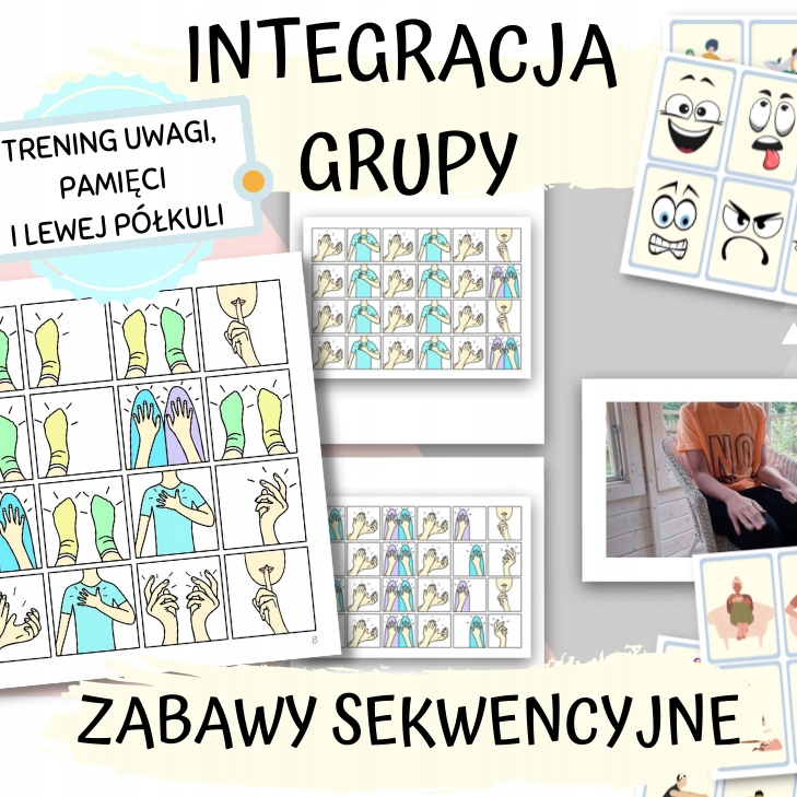 INTEGRACJA GRUPY GRY RUCHOWE sekwencje koordynacja