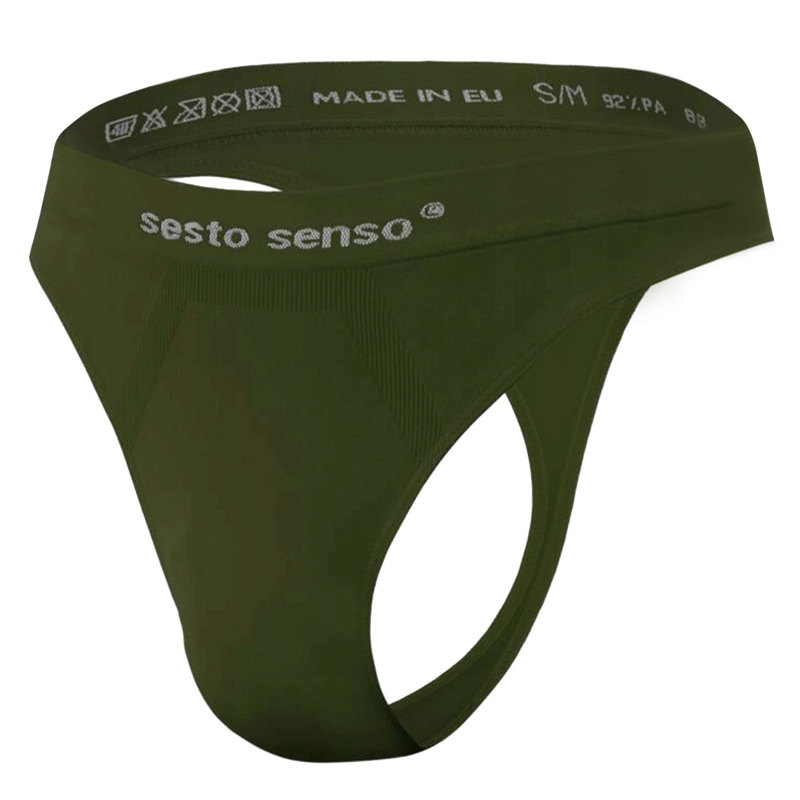 

Sesto Senso stringi męskie bezszwowe khaki L/XL