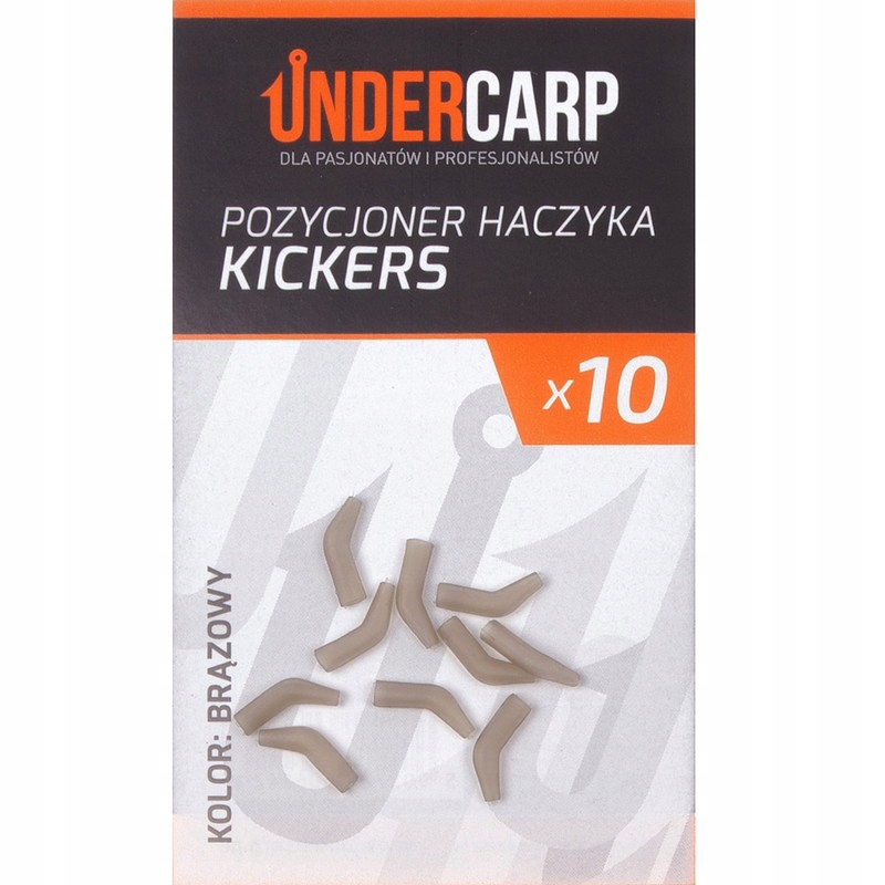 Pozycjoner Do Haków Karpiowych Undercarp Kickers Brązowy 10szt.