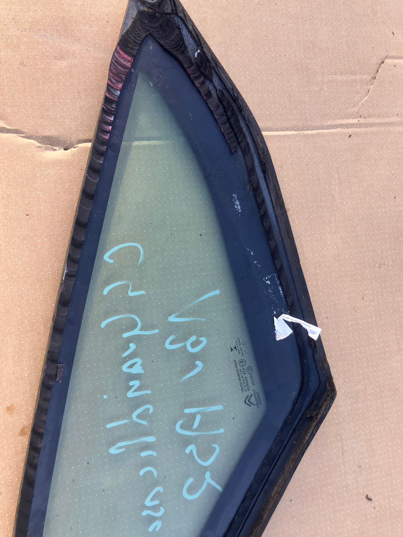 window bodywork left front TROJKAT CITROEN C4 GRAND PICASSO II 13ROK
