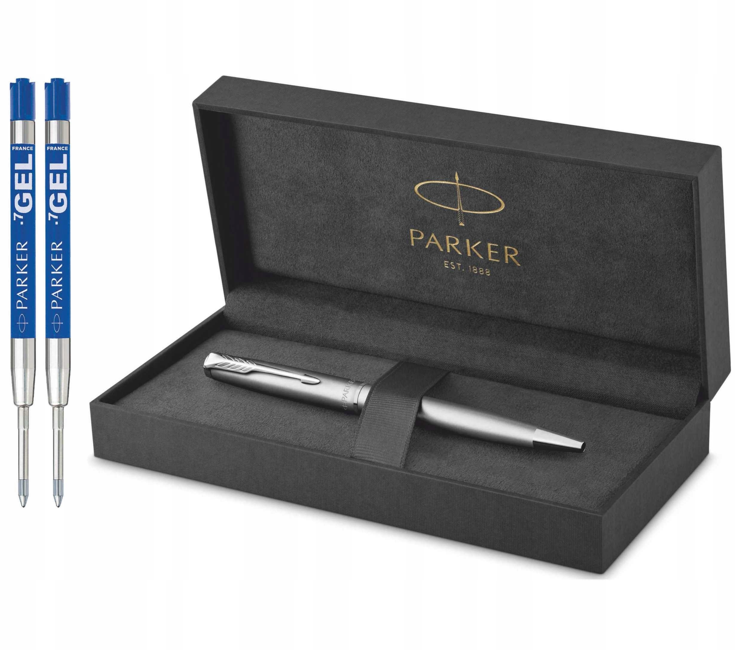 Długopis Parker Sonnet Sand Blasted Kartonik Torebka wkłady