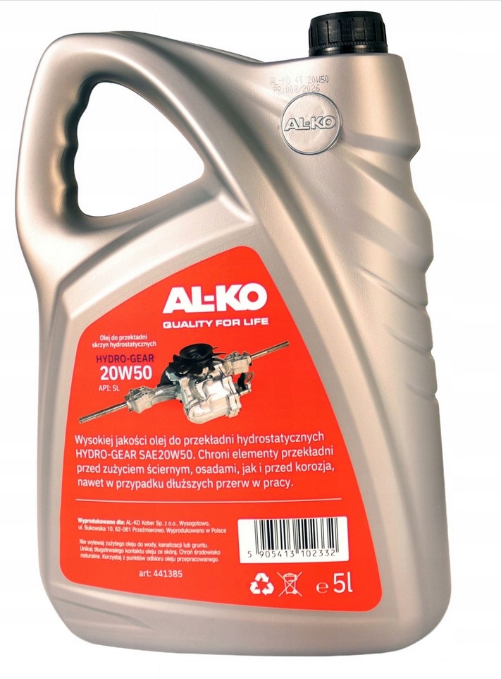 Převodový olej Hydro 5 l 20 W50