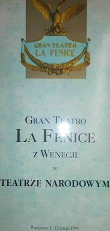 Gran Teatro La Fenice z Wenecji w -