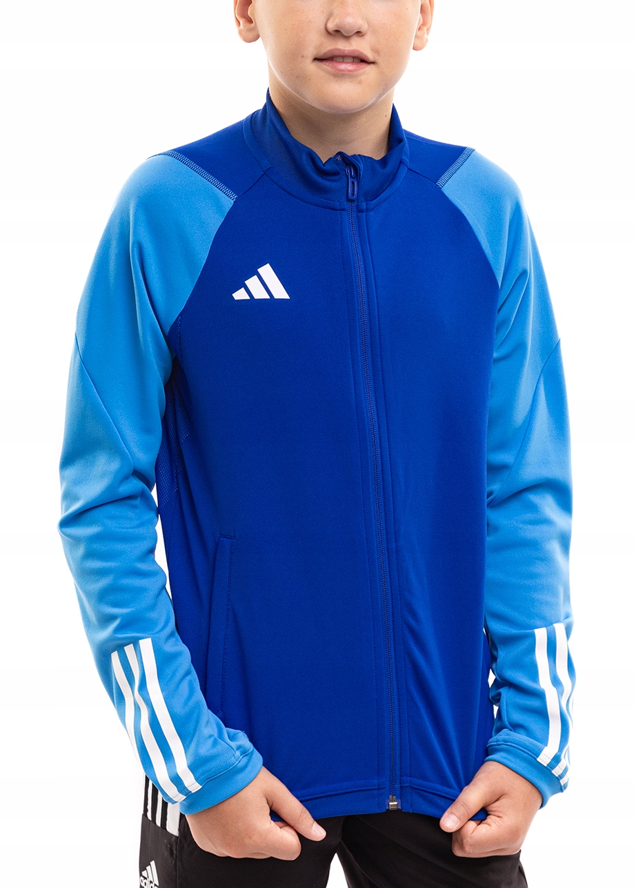 Dětská Mikina adidas Rozepínací sportovní tréninková mikina s kapucí Tiro 23 vel.