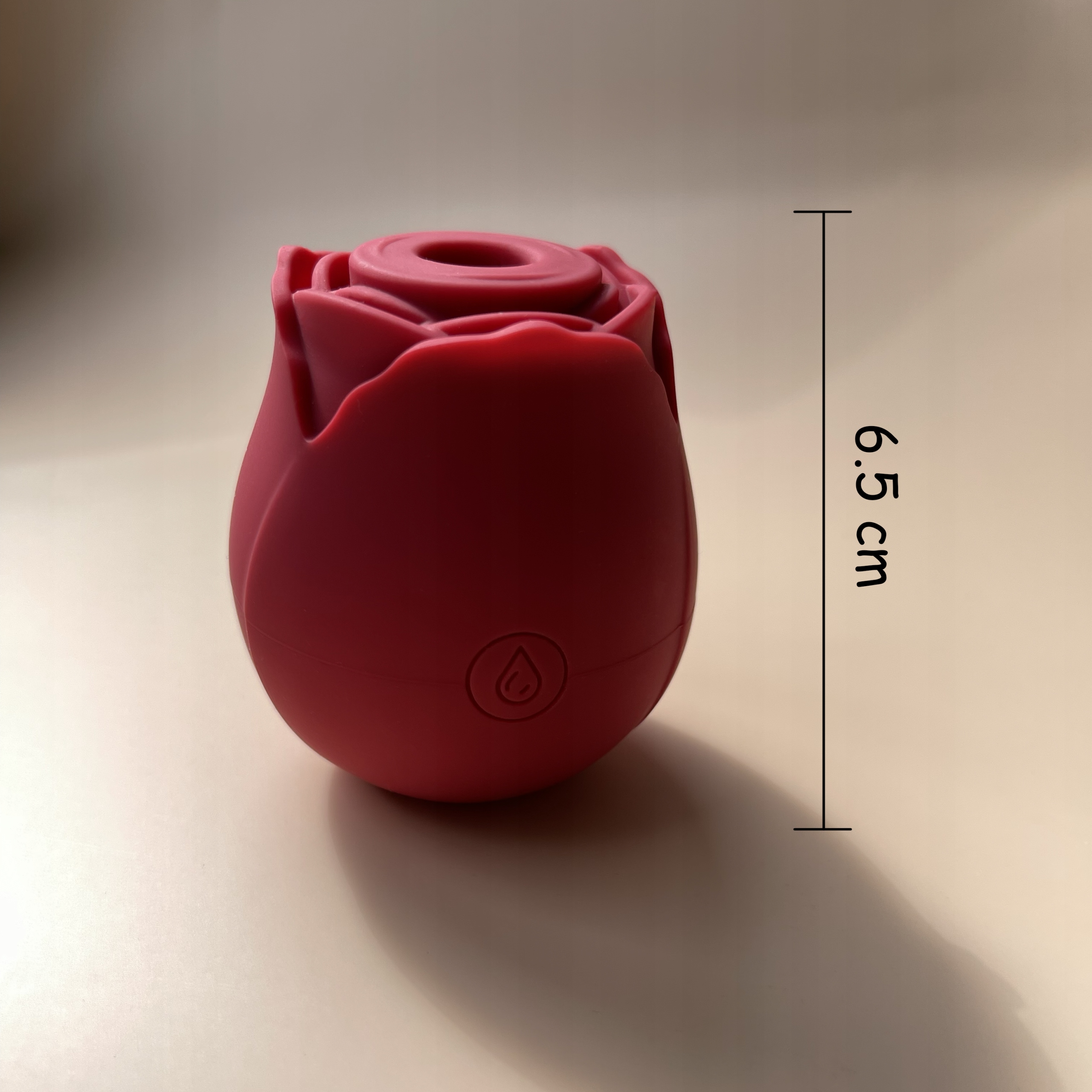 Wibrator Damski Stymulator Łechtaczki Powietrzny Ssący Róża 10 Trybów USB – Czerwony