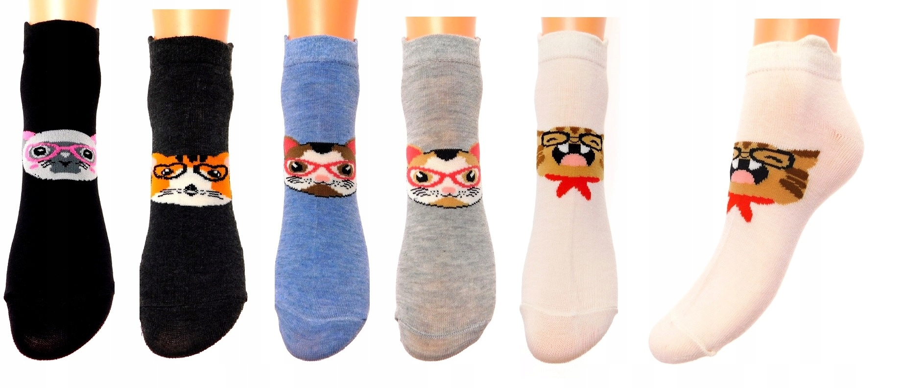 

Zestaw Skarpetki Dziecięce Bawełniane Koty 27-30