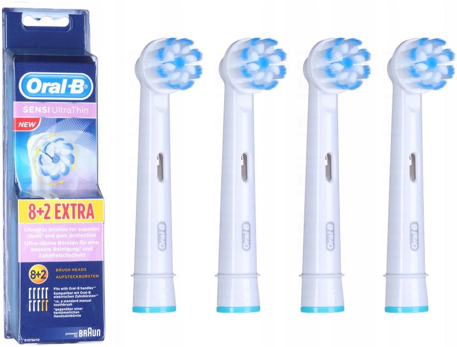 

Oryginalne Końcówki Oral-B Sensitive Miękkie 4 szt