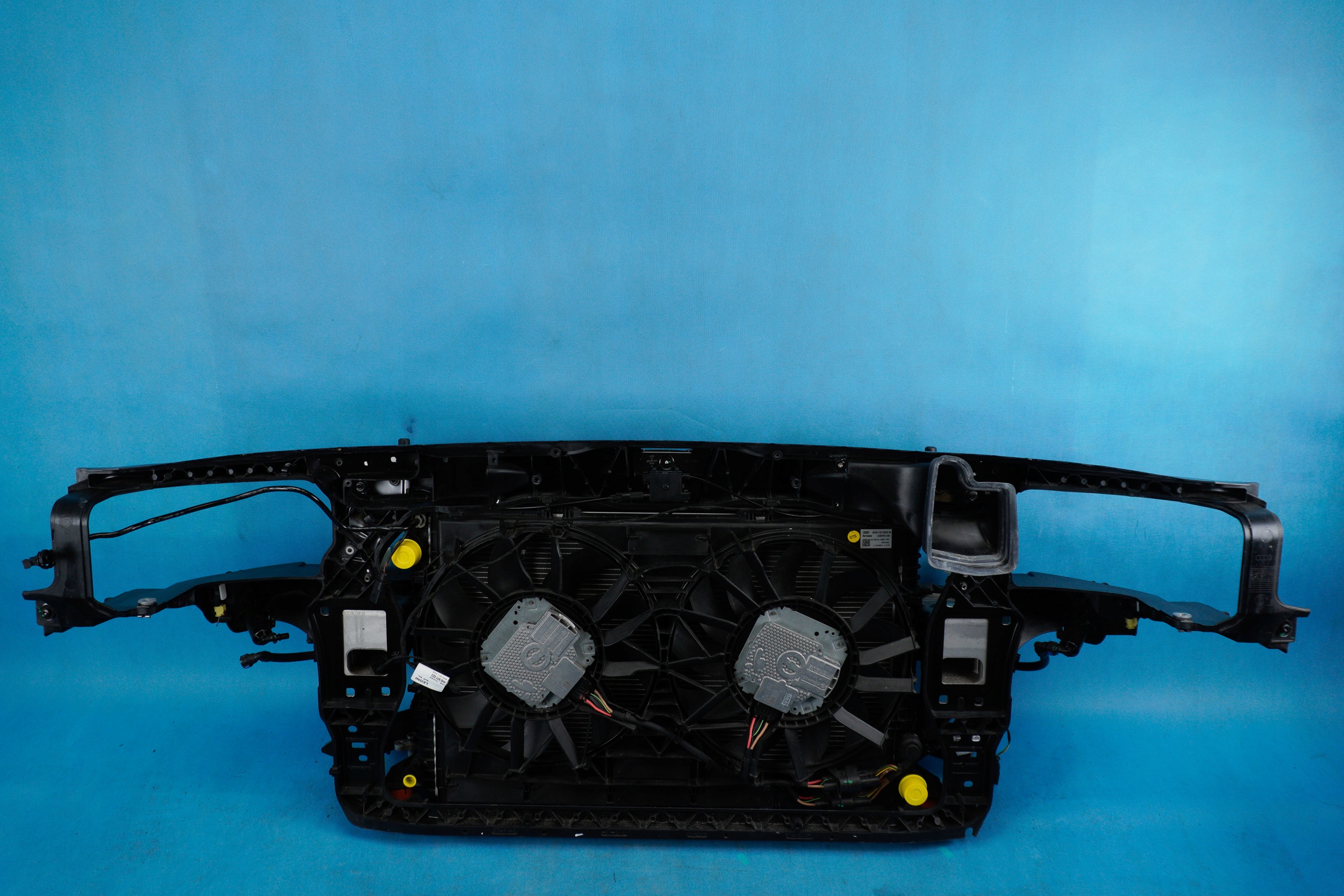 support panel for radiators radiator fans komplet Audi A8 4H Lift 3.0TDI 4H0805594E