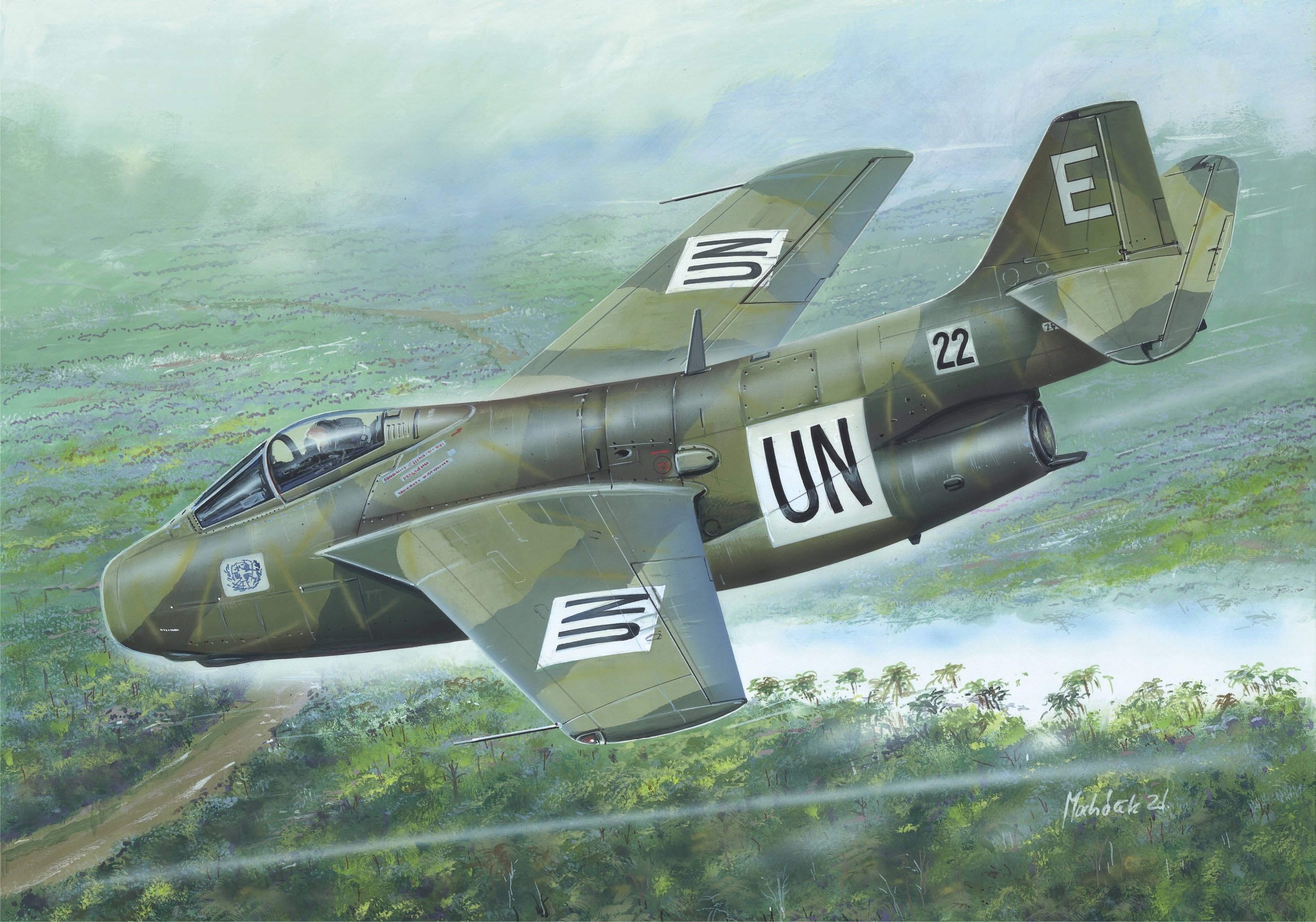 Saab J-29B Tunnan fly32023