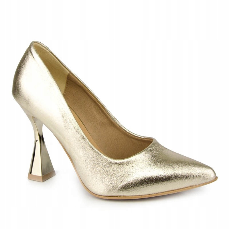 LaRoni E083 Lodičky Špendlíky Kůže Lico Zlaté 37