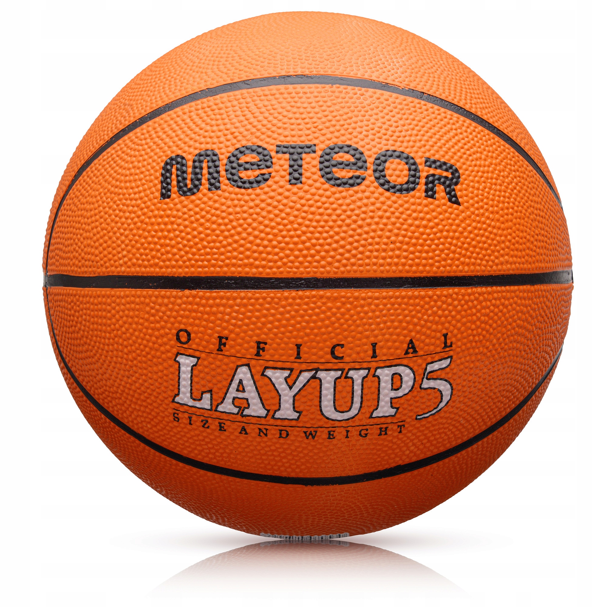 Piłka Koszowa Do Koszykówki Dla Dzieci powyżej 10lat Meteor Layup #5 gumowa