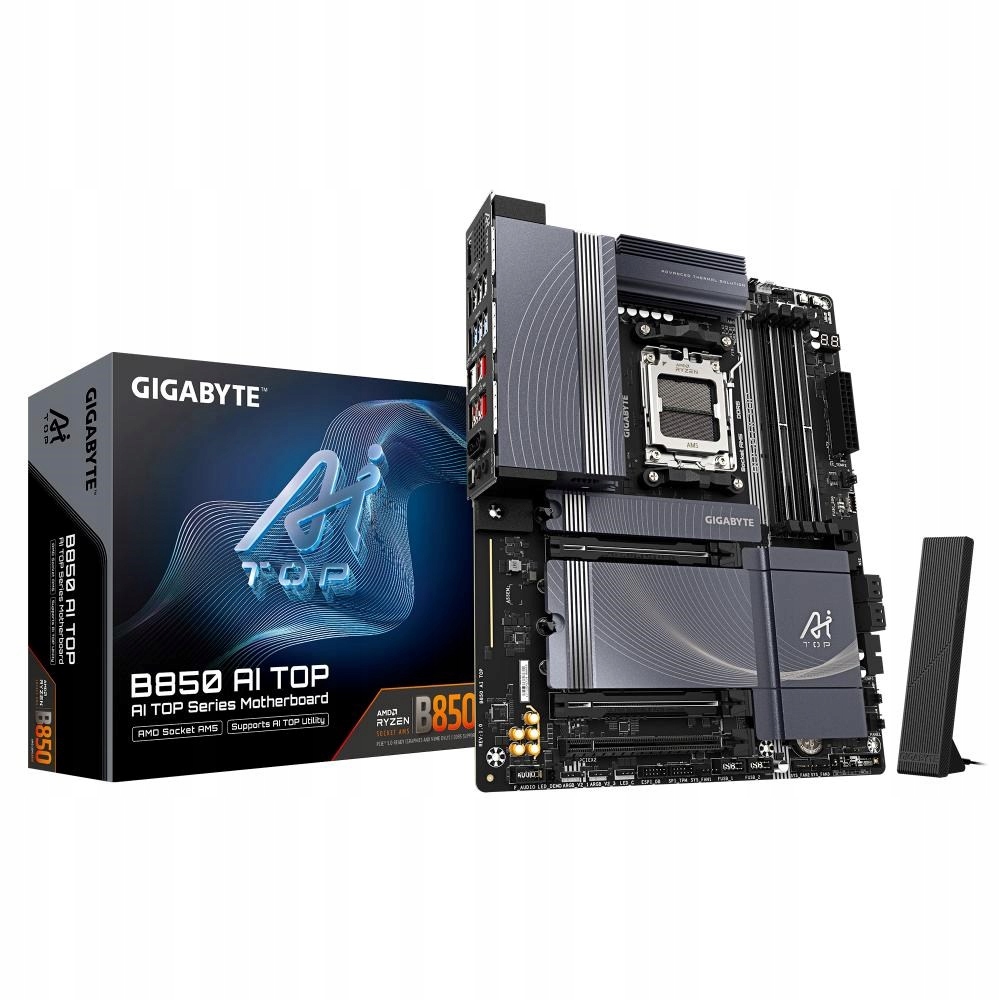 Gigabyte Mb Sc AM5 B850 Ai Top, Amd B850, 4xDDR5, 1xUSB4, 1xHDMI, Wi…