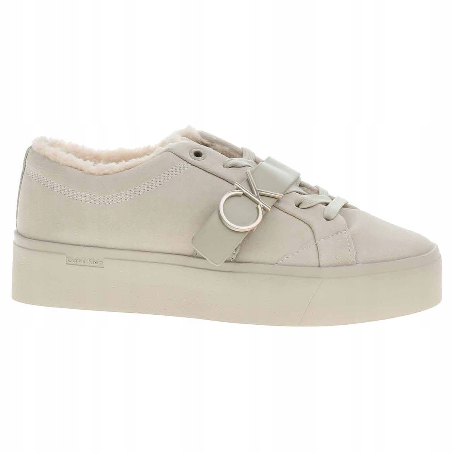 Dámské polobotky Calvin Klein HW0HW01820 Aby Feather Gray 41