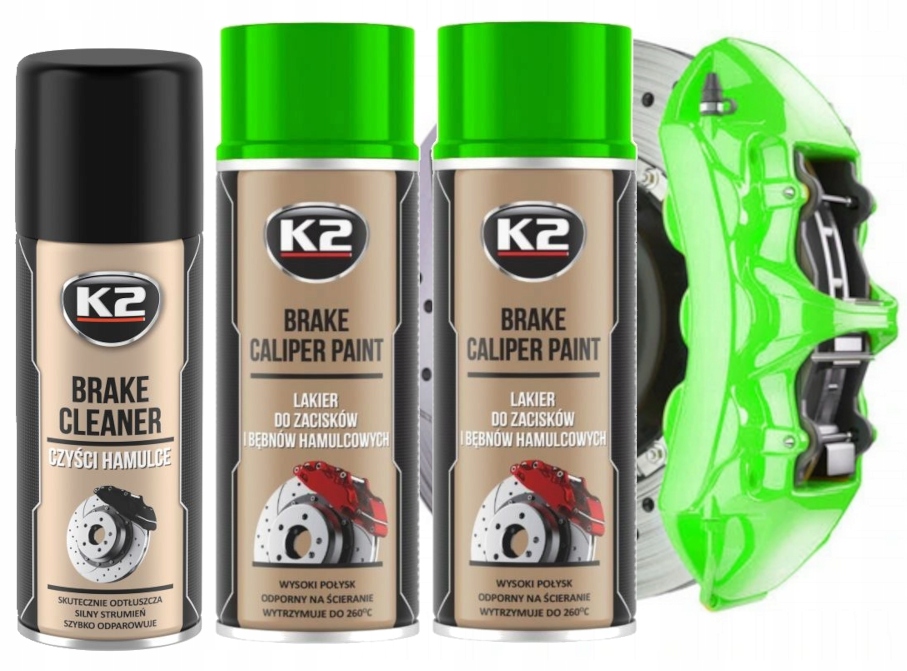 K2 / набор для окраски барабанных зажимов зеленый