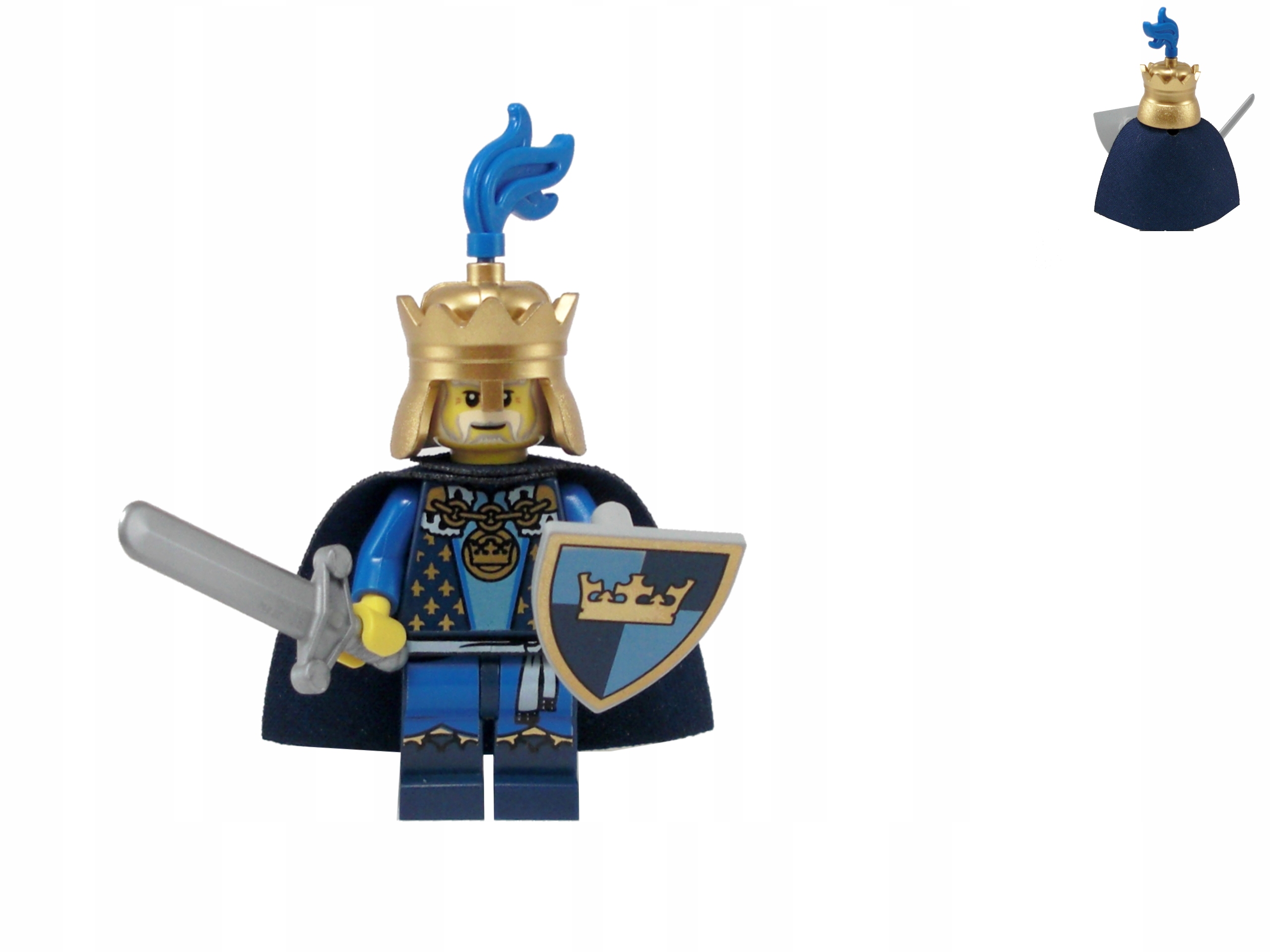 

Unikat Lego Castle Król herbu Złota Korona