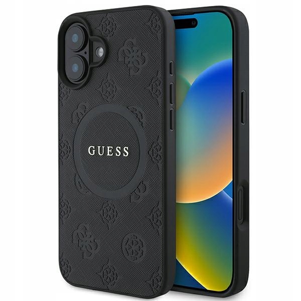 Guess GUHMP16SPSAPSMEK iPhone 166.1" černý/black hardcase Saffiano Peony C