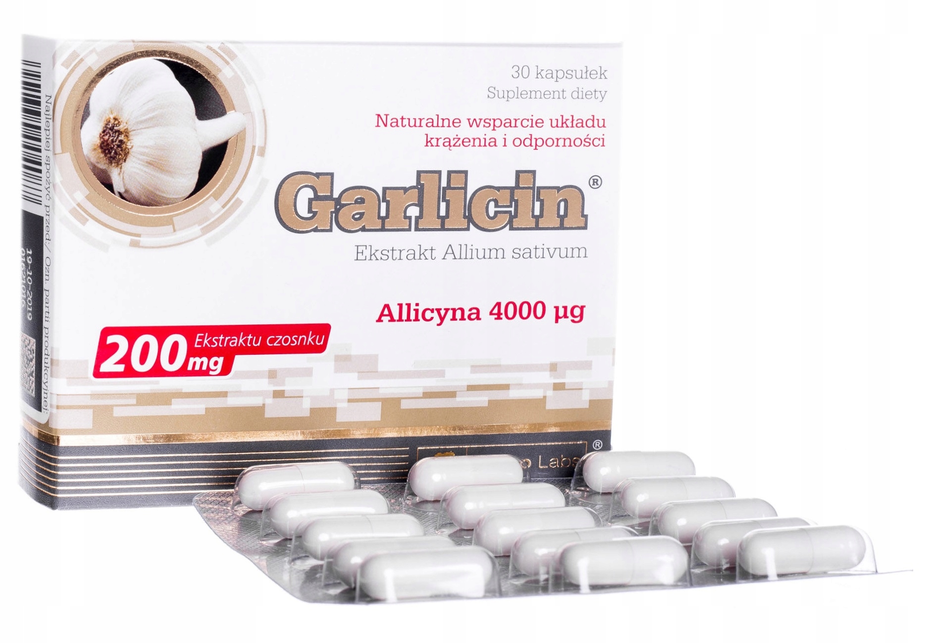 OLIMP GARLICIN 30caps CZOSNEK BEZZAPACHOWY OCHRONA — 6