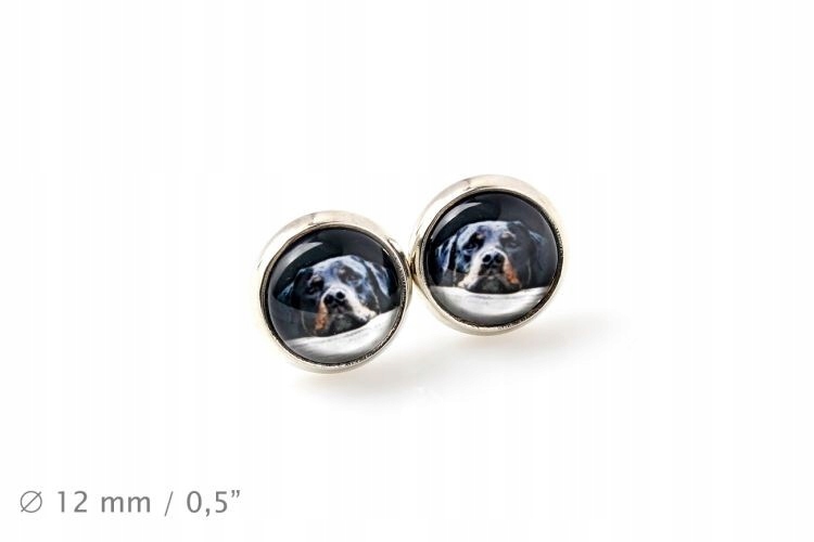 

Rottweiler Kolczyki z Twoim zdjęciem Handmade