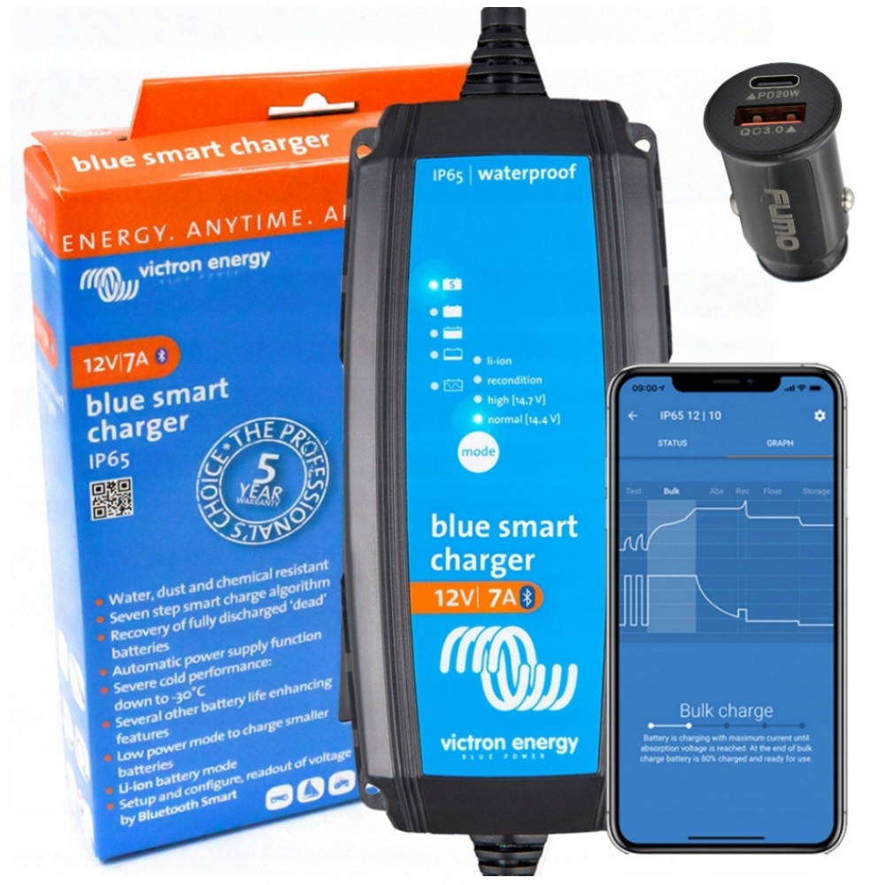 ŁADOWARKA VICTRON BLUE SMART IP65 7A 12V BLUETOOTH