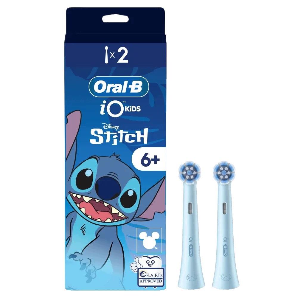 Oral-B końcówki do szczoteczki dla dzieci iO Kids Stitch 2szt. Rb SBLF-2