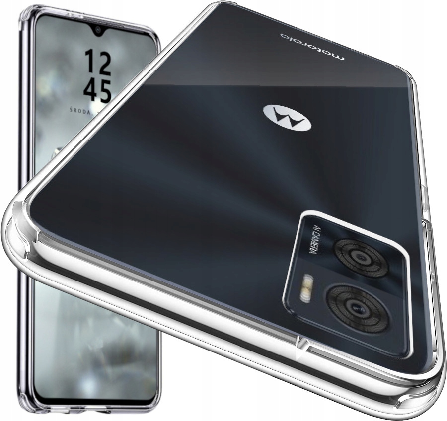 

Etui Do Motorola E22 E22I Crystal Liquid Szkło