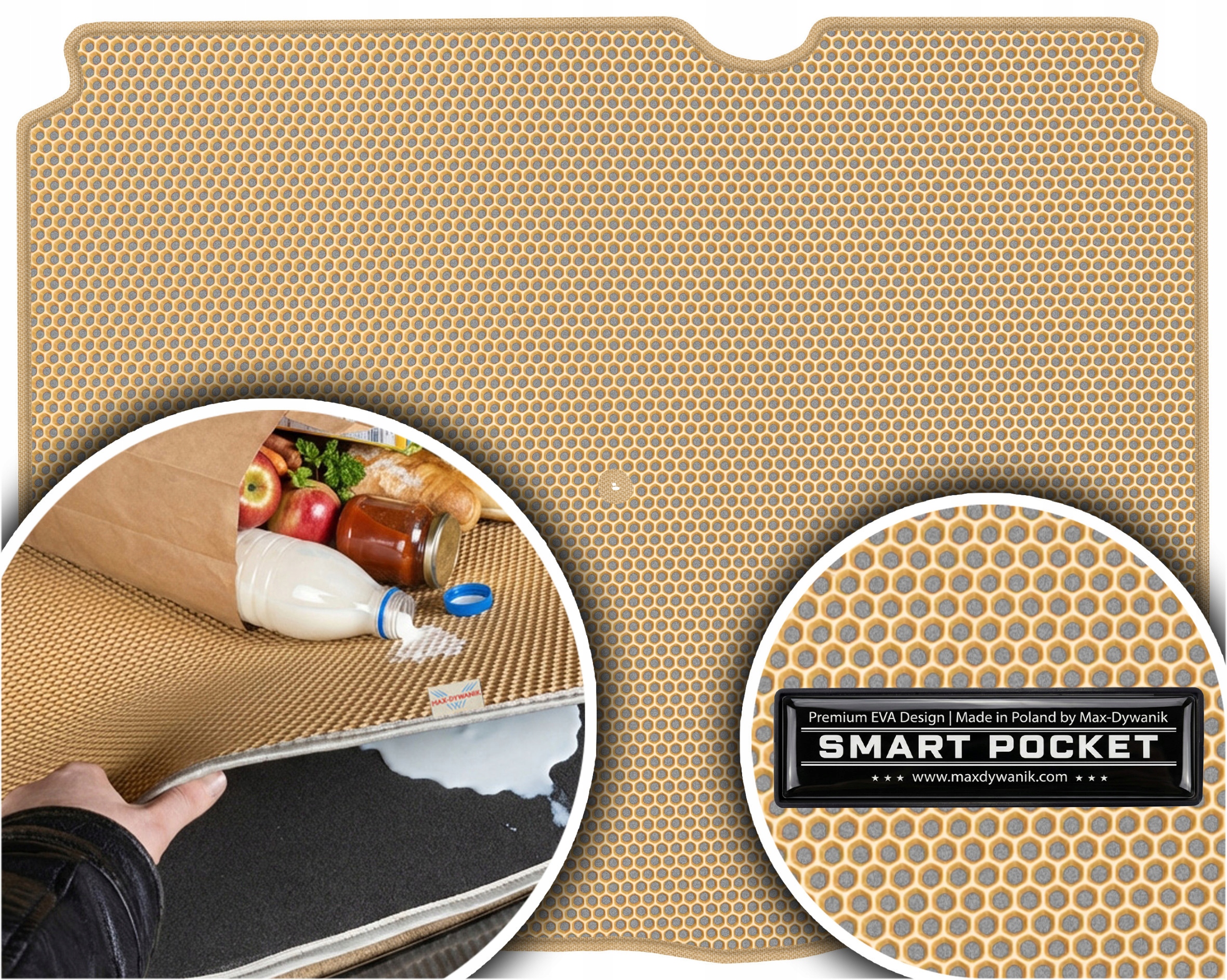 Peugeot 307 Sedan 2001-2008 Vložka batožinového priestoru Eva Smart Pocket Béžová
