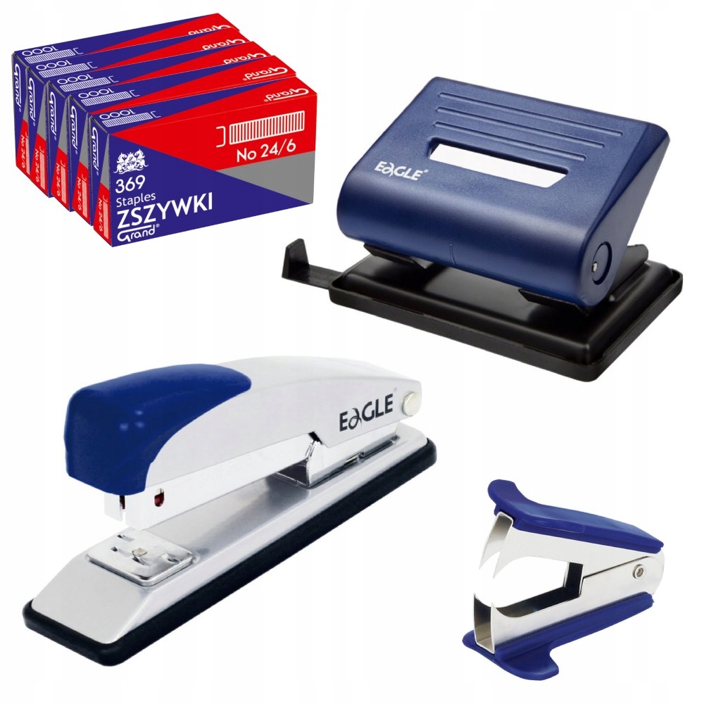 

Zszywacz Dziurkacz Rozszywacz 5x Zszywki