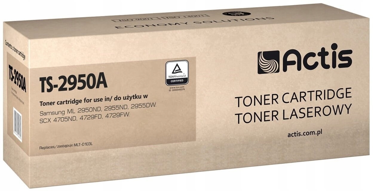 Toner Actis TS-2950A (zamiennik Samsung MLT-D103L; Standard; 2500 stron; cz