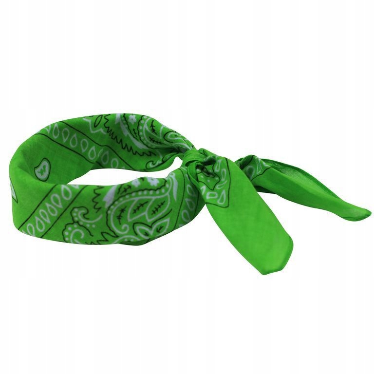 BANDAMKA BANDANA CHUSTKA CHUSTA APASZKA ZIELONA Kod producenta STR1091