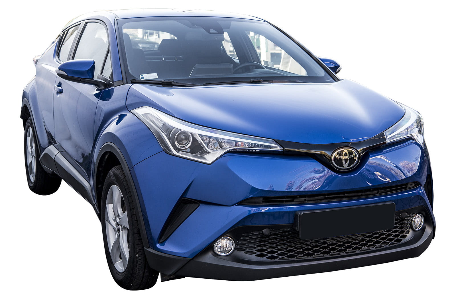 NAKŁADKI HALOGENÓW PRZÓD CHROM TOYOTA C-HR AX10 2016+