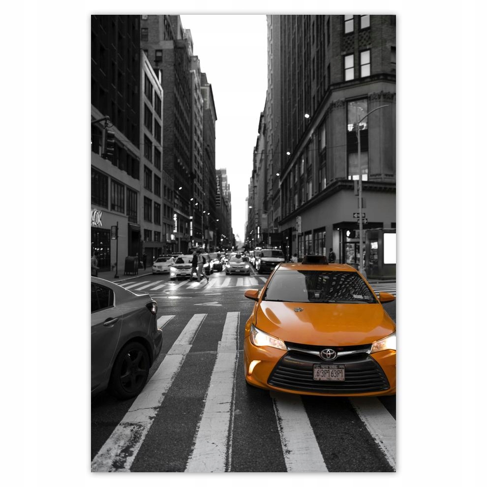 

Plakat 62x93 Żólte taksówki Taxi Taksi