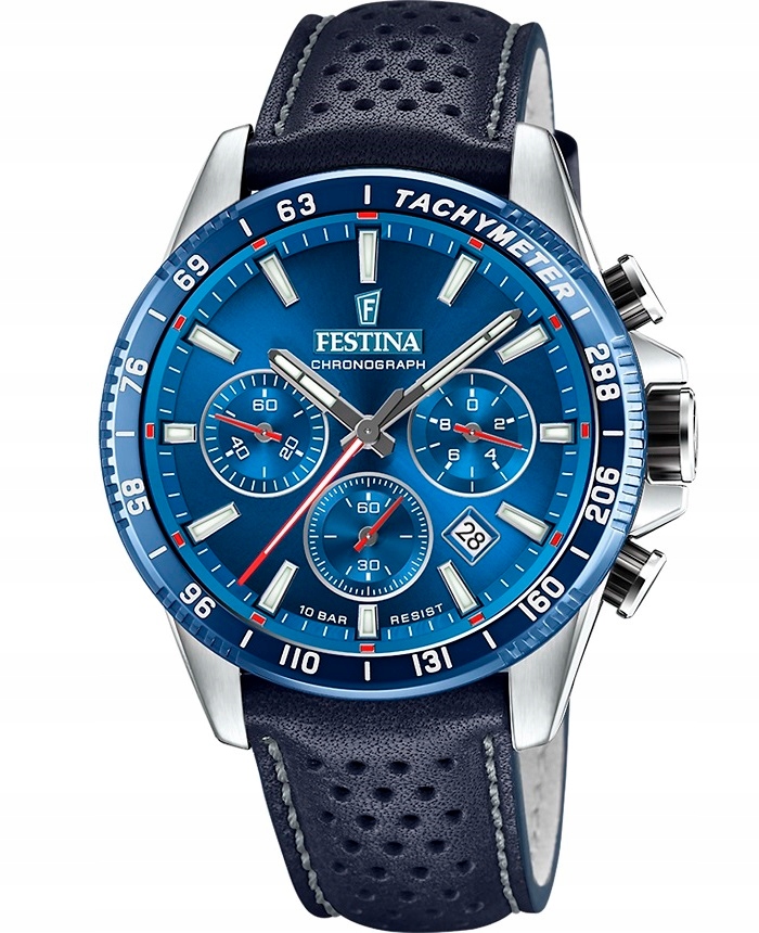 Pánské Hodinky Festina Timeless Chrono F20561/3 45,00 mm 10ATM