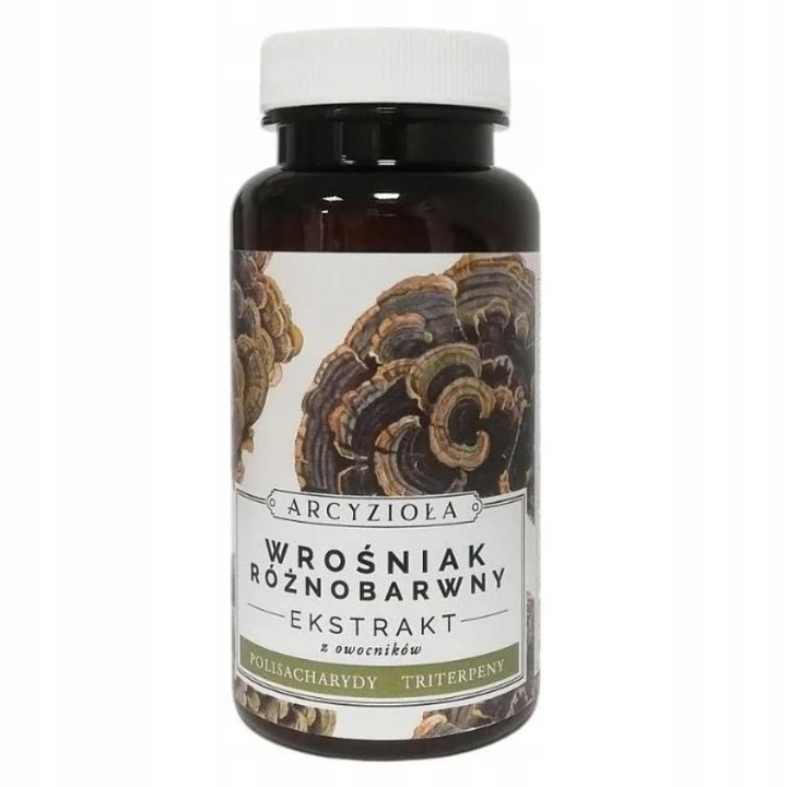 Arcyzioła Wrośniak Różnobarwny Standaryzowany Polisacharydy Coriolus 50 g