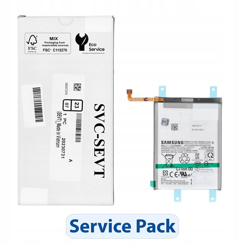 ServicePack Baterie EB-BA336ABY pro Samsung A53 5G A536B GH82-28027A