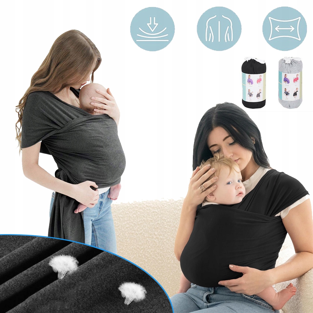 ŁATWA W NOSZENIU CHUSTA DO NOSZENIA DZIECI, CHUSTA DO NOSZENIA NIEMOWLĄT