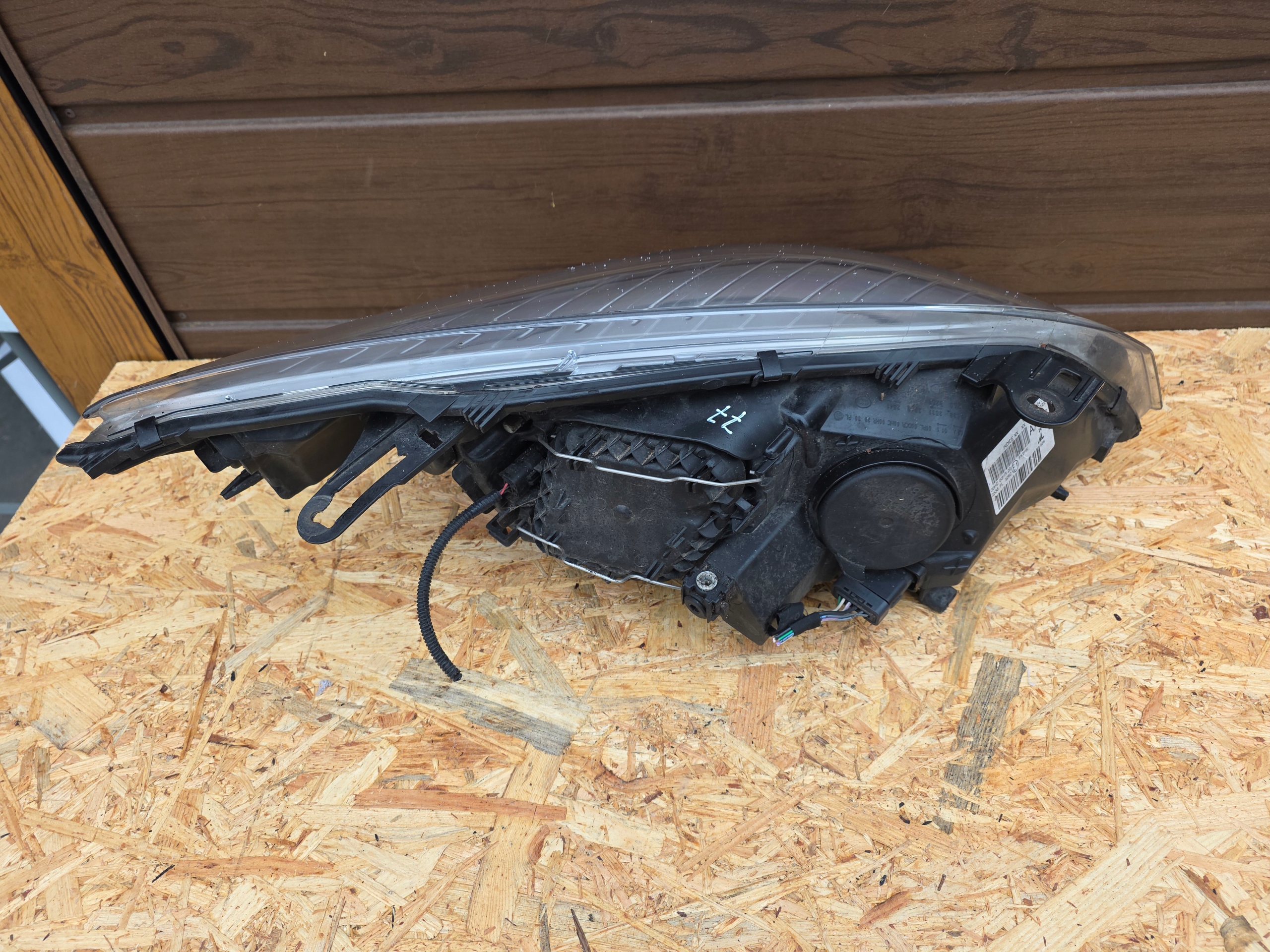 light front left reflektor left front Renault Megane III 3 ciemny ciemna