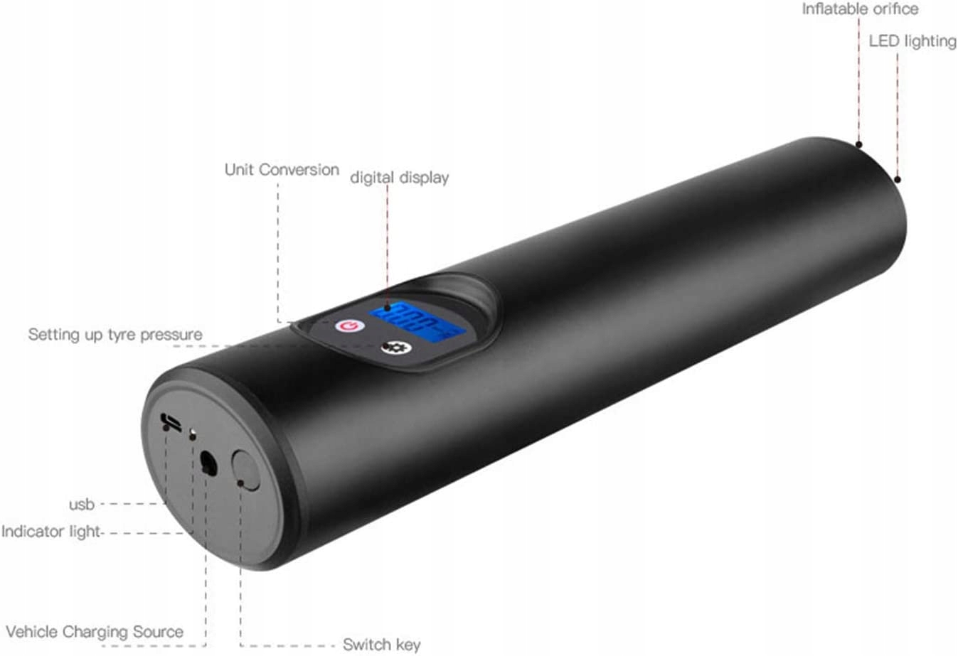 Nadmuchiwacz opon przenony kompresor powietrza, Kod producenta 997531