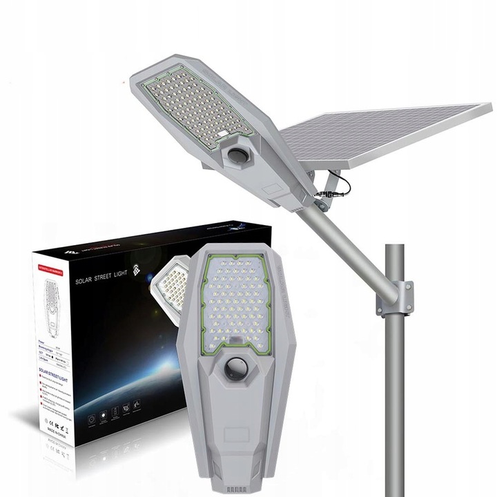 Solární Lampa Vogler 1500W solární napájení senzor pohybu soumraku