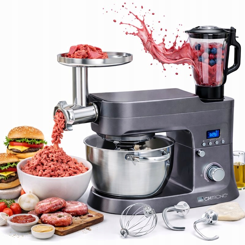 Clatronic KM 3674 1200W Blender kielichowy Przystawka do mielenia