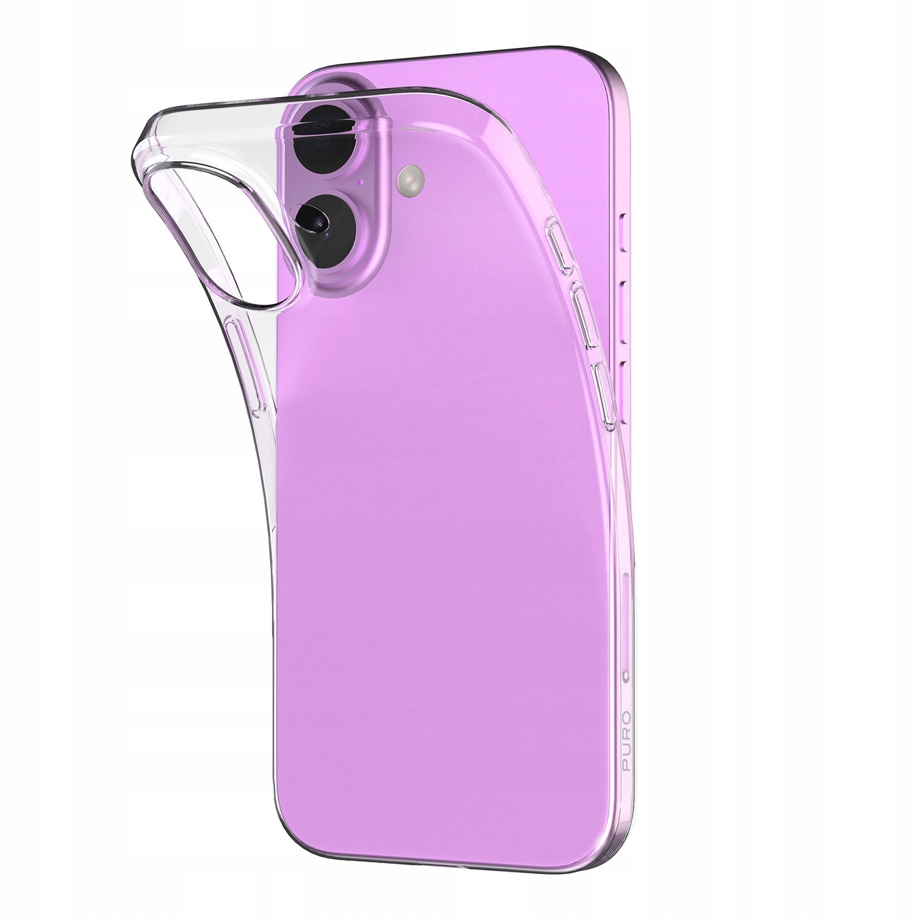 Etui silikonowe Puro 03 Nude do iPhone 16 przezroczyste Puro