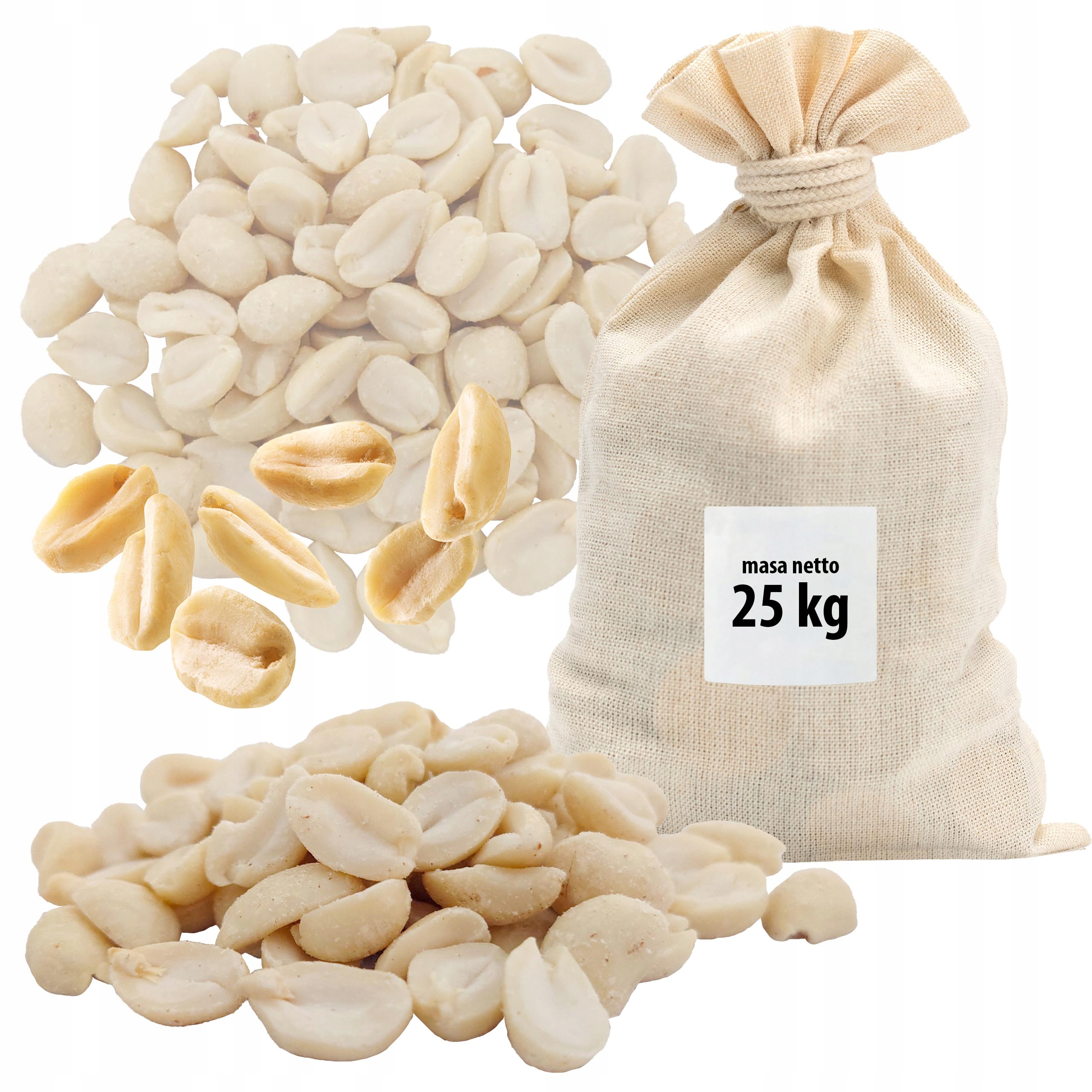 Levně Surové Arašídové Ořechy Bez Soli 25 Kg Sáček Velkoobchod